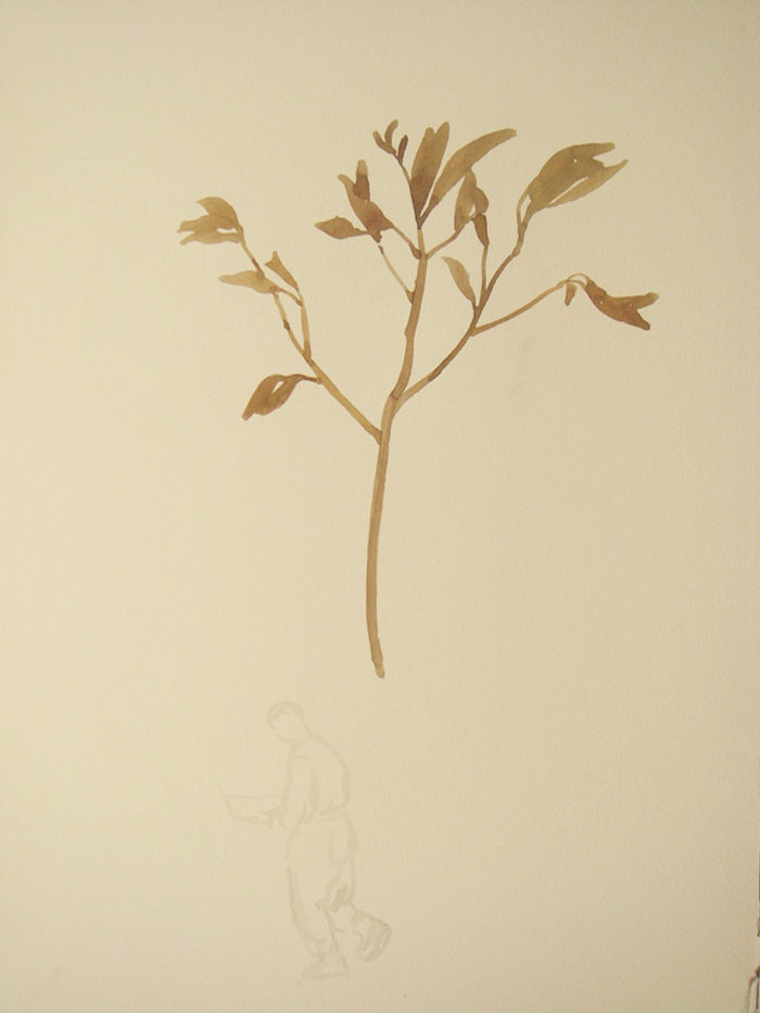 Zhai Liang No Title No 2 Watercolor On Paper 39X27Cm 2011