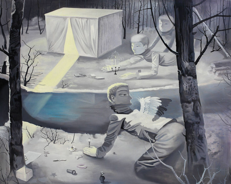 Xiong Yu It Exists But I Don T Know Where It Is Oil On Canvas 120 150Cm 2013