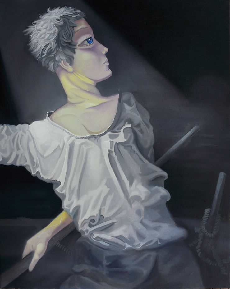 Xiong Yu The Light Through Dark Night Oil On Canvas 150 120Cm 2011