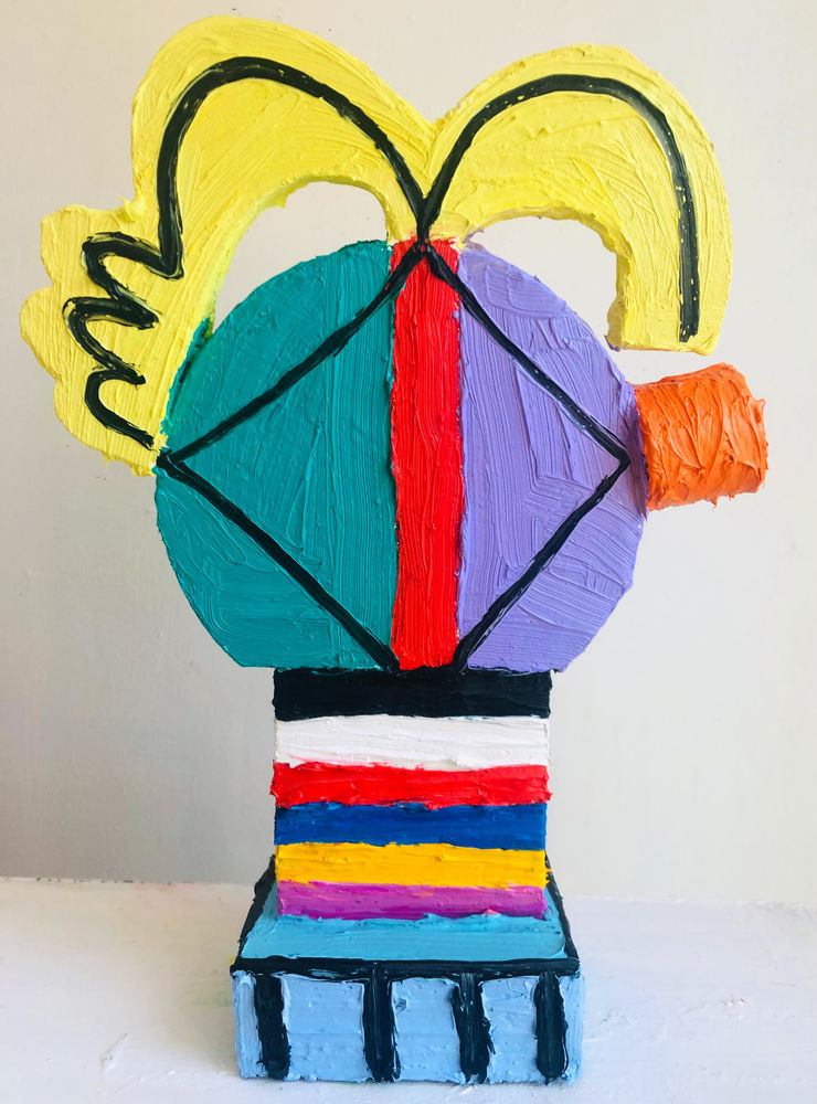 Susan Carr, A drawing that became a sculpture, 2021