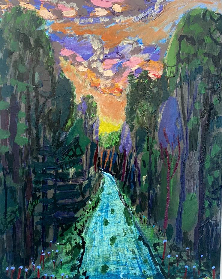 Benjamin King, Blue Path, 2021