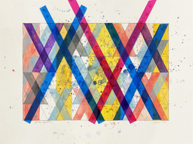 Arlene Slavin, Off the Grid #7, 2021