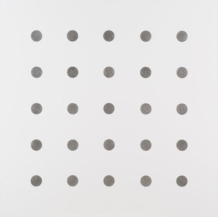 John Armleder, H Painting, 2005