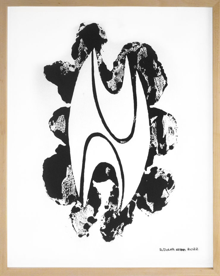 Rudolph Serra, Untitled 1 (Asemic Series), 2022