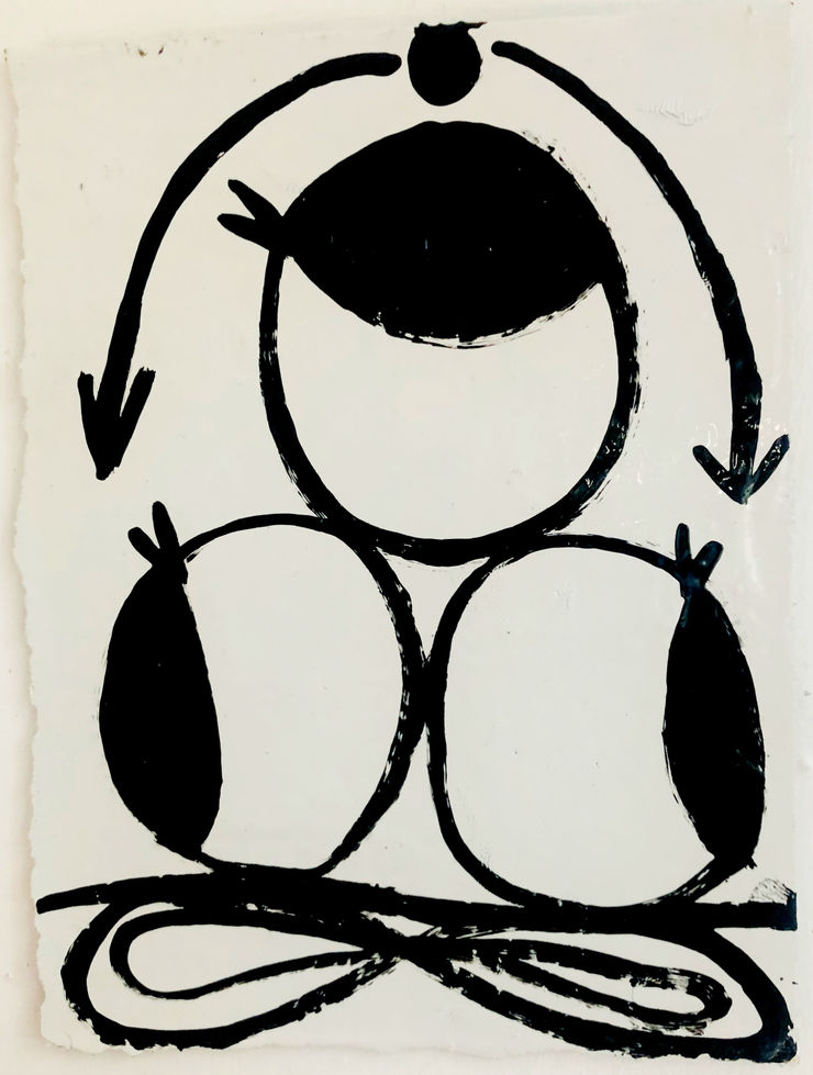 Susan Carr, Three Eyes, 2021