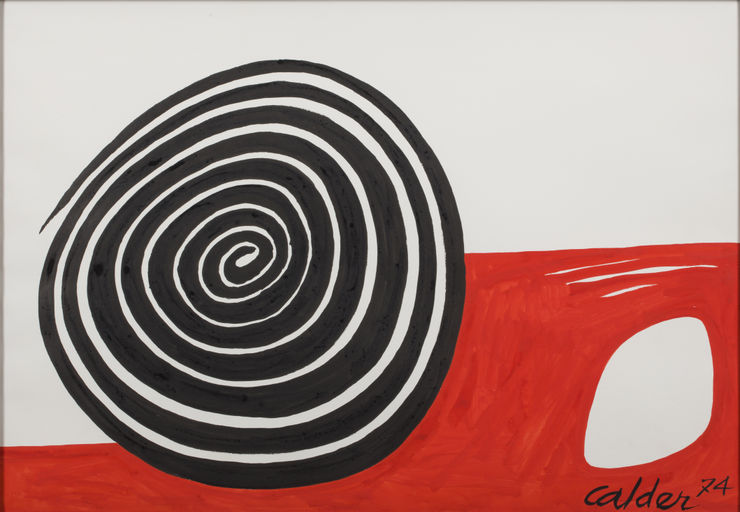 Alexander Calder, Rouge feu, 1974
