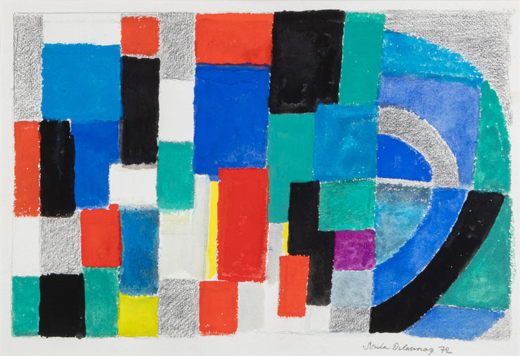 Sonia Delaunay, Rythme couleur, 1972