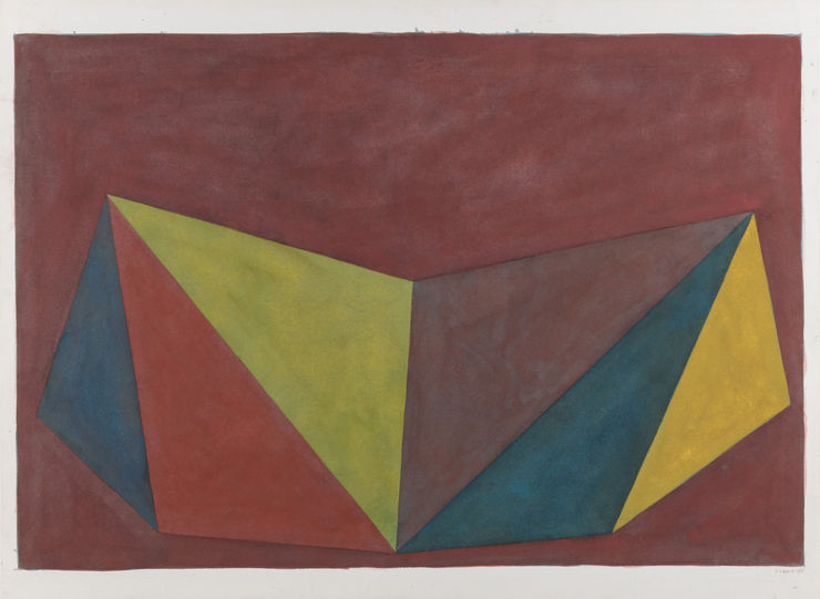Sol LeWitt, Asymmetrical Pyramids, 1985