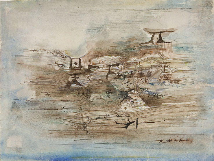 Zao Wou-ki, Sans titre, 1954
