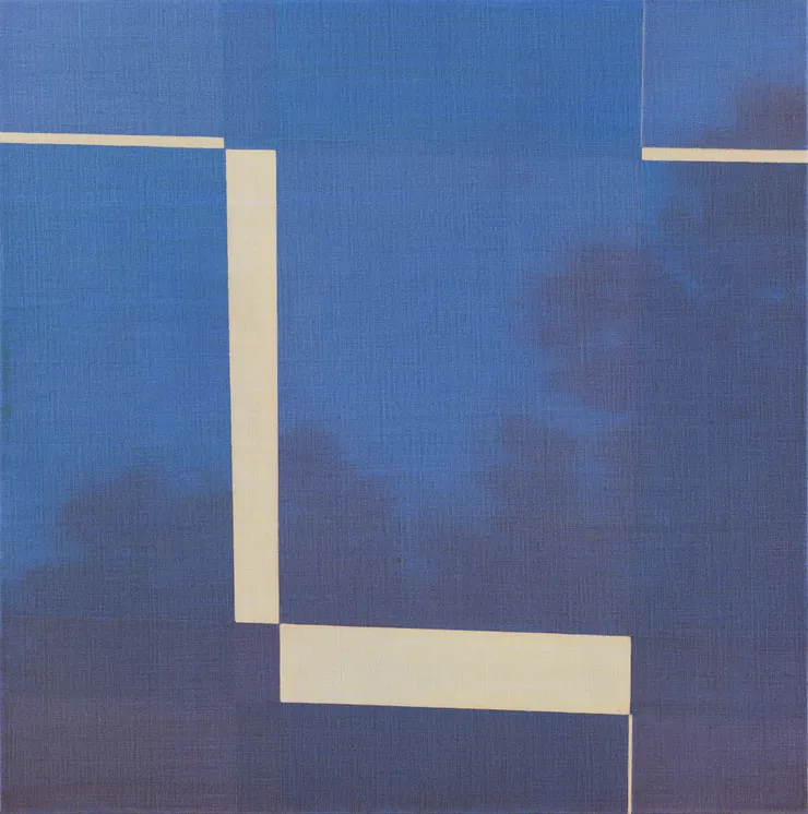 cobalt blue oil painting