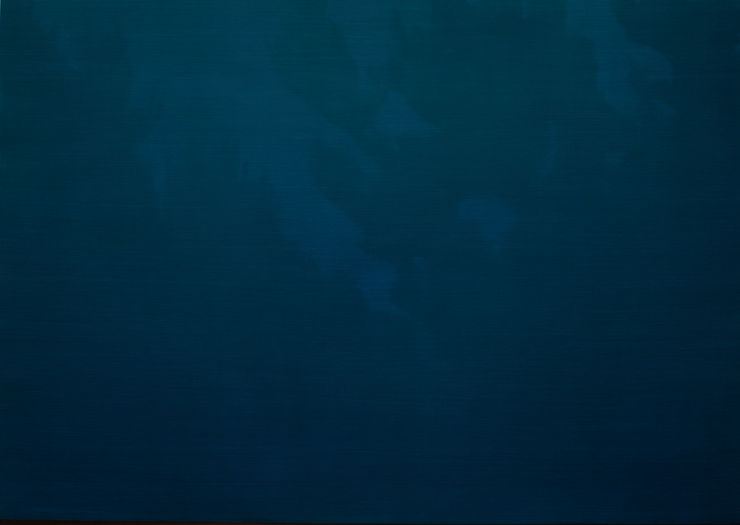 phthallo turquoise tree painting