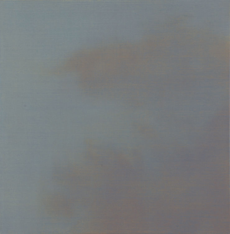 trees through veil painting