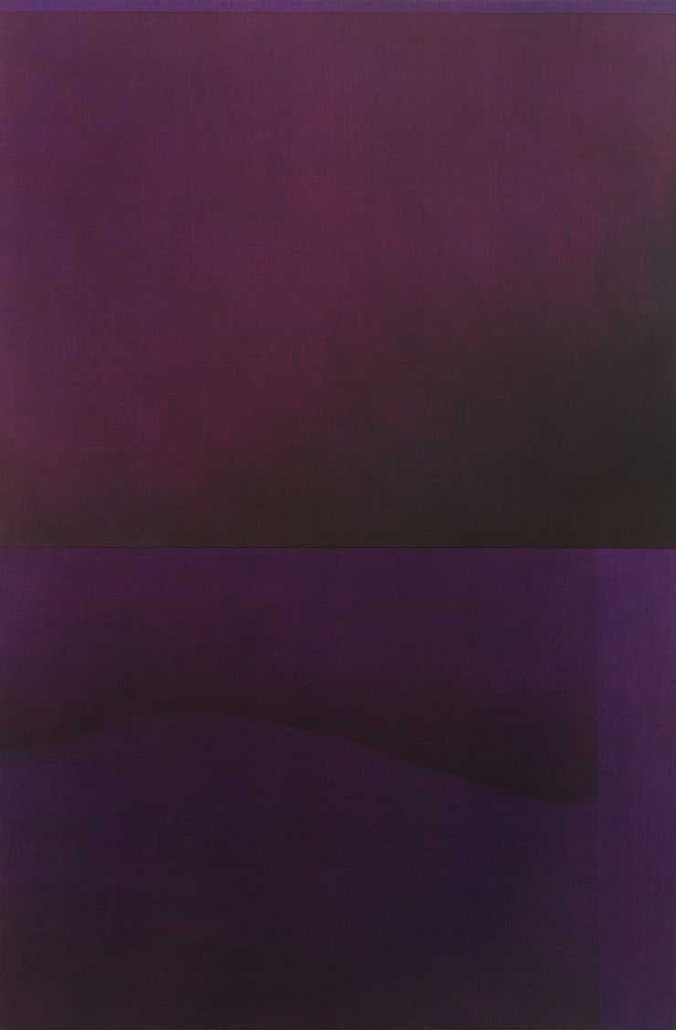 purple abstract painting