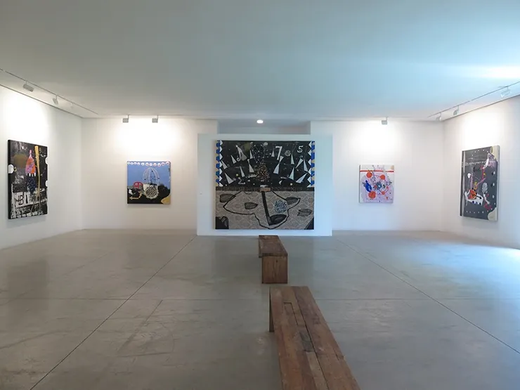 Before Looking at this Work, Listen to It, Galerie Cécile Fakhoury - Abidjan 2018 © Ouattara Watts