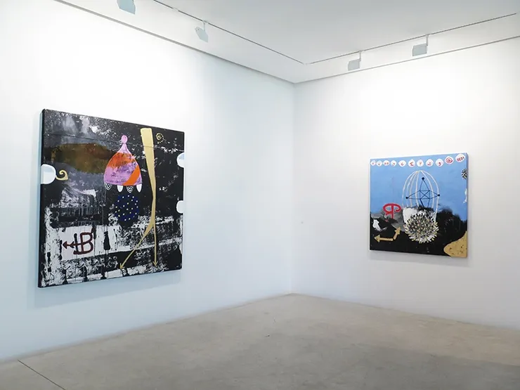 Before Looking at this Work, Listen to It, Galerie Cécile Fakhoury - Abidjan 2018 © Ouattara Watts