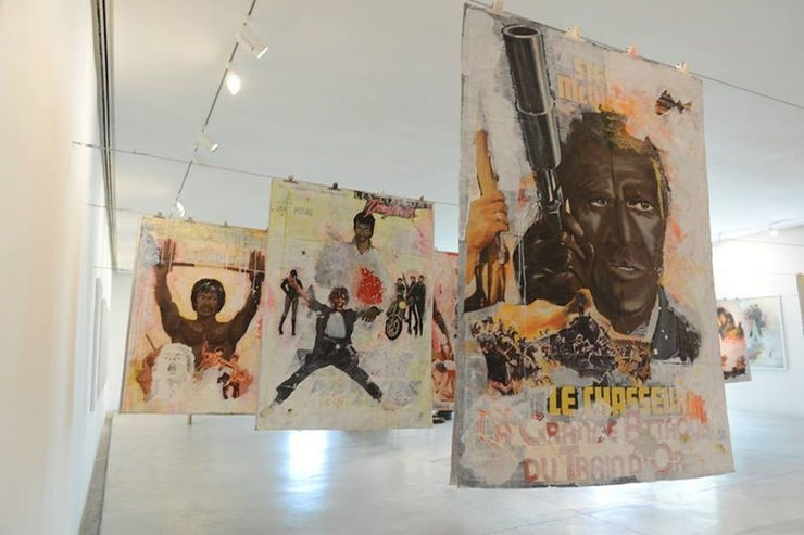 Exposition "Espace à louer" à la Galerie Cécile Fakhoury à Abidjan 2014 © Virginia Ryan