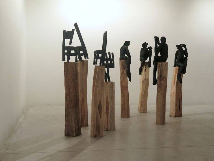 Exposition "No man's land" à la Galerie Cécile Fakhoury à Abidjan 2015 © Jems Koko Bi