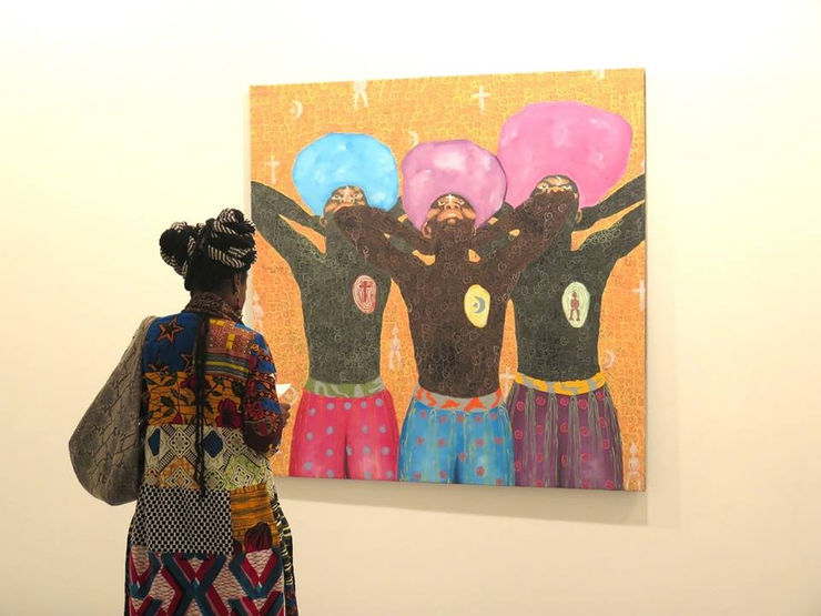 Exposition "Kings of the new cities" à la Galerie Cécile Fakhoury à Abidjan 2017 © Kassou Seydou