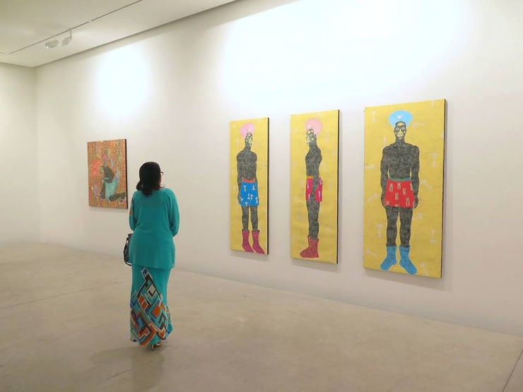 Exposition "Kings of the new cities" à la Galerie Cécile Fakhoury à Abidjan 2017 © Kassou Seydou