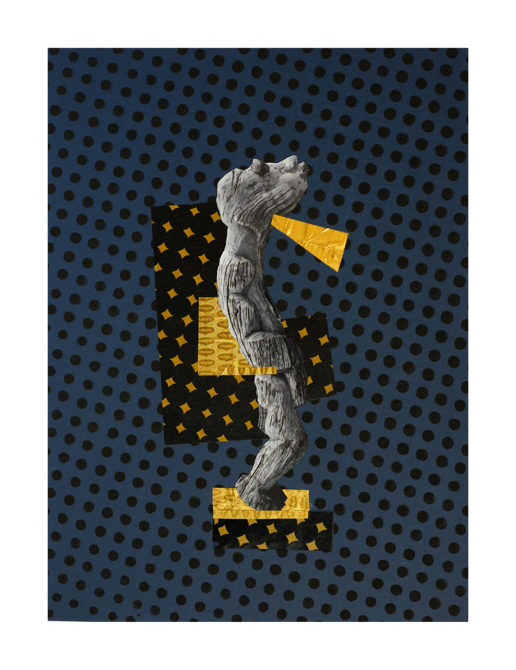 Untitled, photo-collage, 2018 © Vincent Michéa & Sadikou Oukpedjo