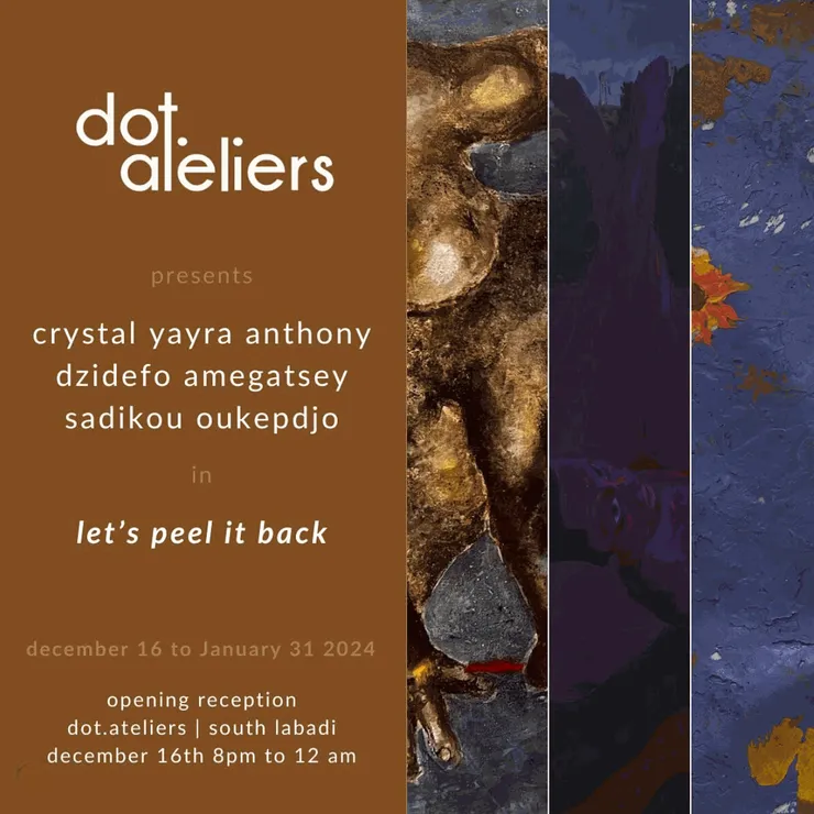 let’s peel it back @ dot.atelier, Sadikou Oukpedjo