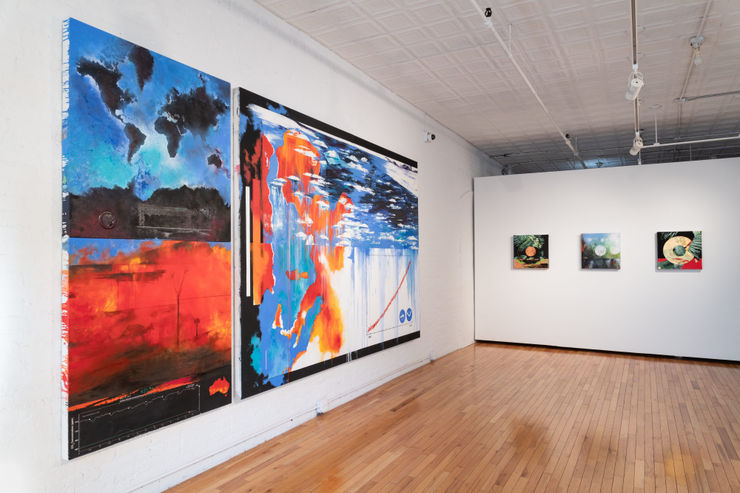 Installation View 12 Diane Burko Bearing Witness Cristin Tierney Gallery 2025 Adam Reich