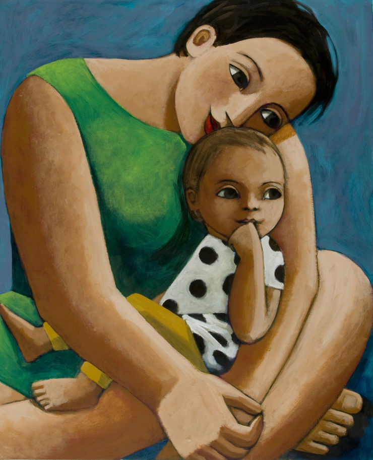 Anita Klein, Lois on my Knee, 2019