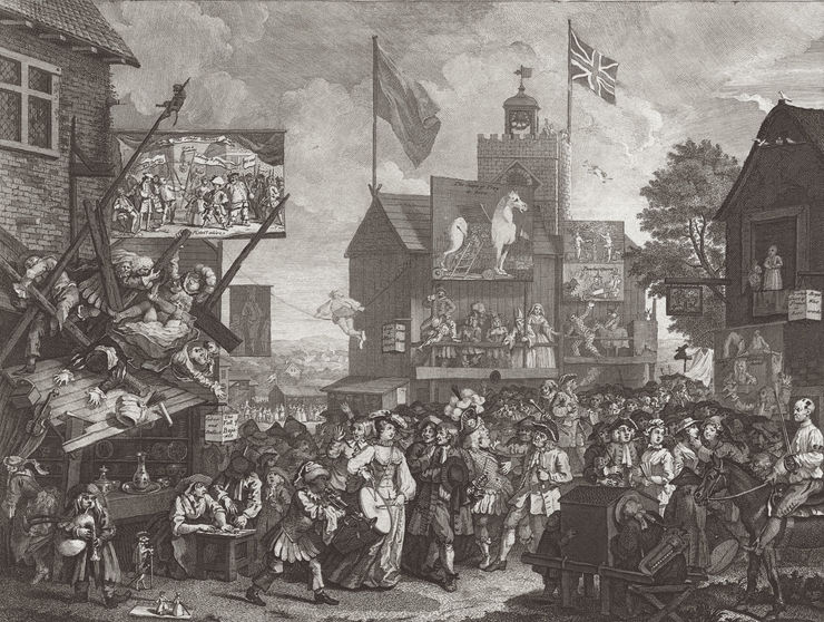 William Hogarth Southwark Fair, 1734