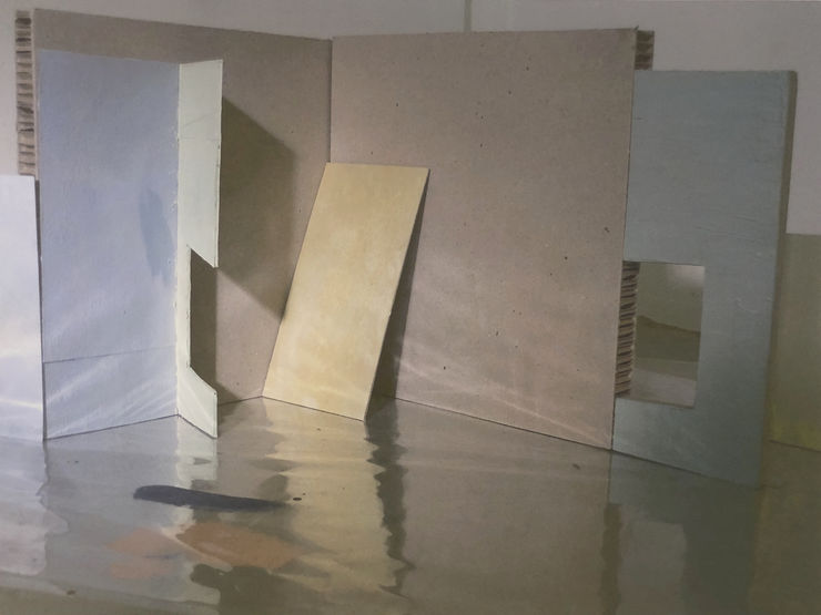 Chloé Bocquet Reflexion, 2017 Monotype Digital Print