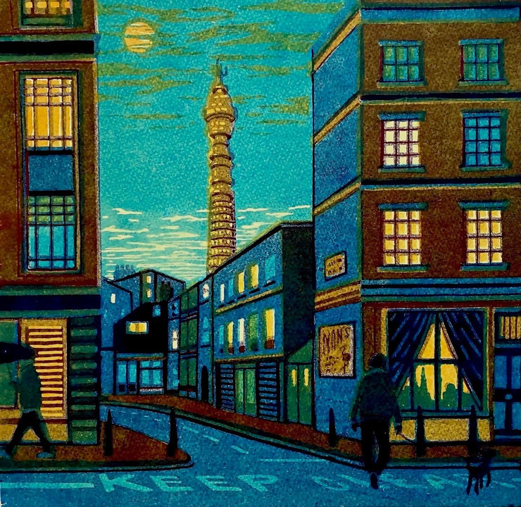 Gail Brodholt, A Night, a Street, a Lamp, 2022