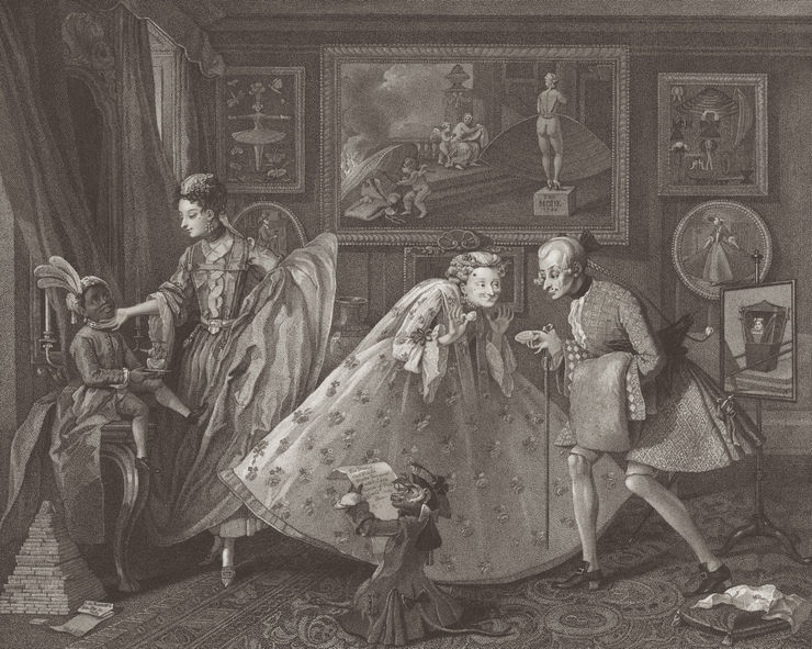 William Hogarth Taste in High Life, 1798