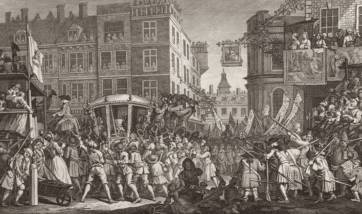 William Hogarth The Industrious 'Prentice Lord Mayor of London, 1747