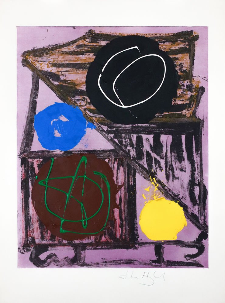 John Hoyland, King in a Cage, 1988