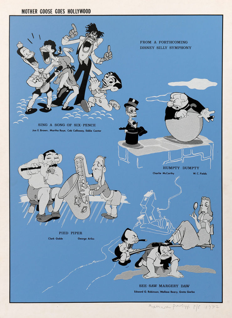 Eduardo Paolozzi, Mother Goose Goes Hollywood, 1972