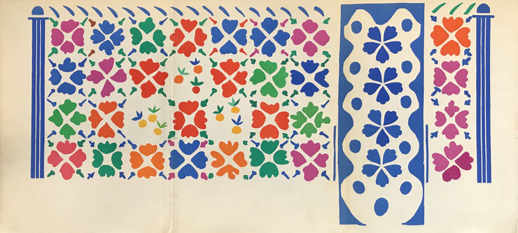 Summer Auction 2021, LOT 137: Henri Matisse - Décoration Fruits, 1954