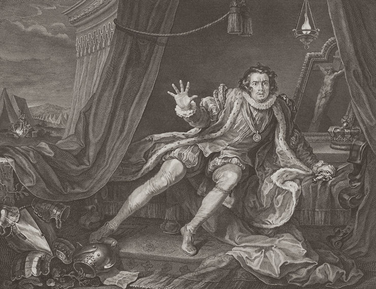 William Hogarth Mr. Garrick in the Character of Richard 3rd, 1746