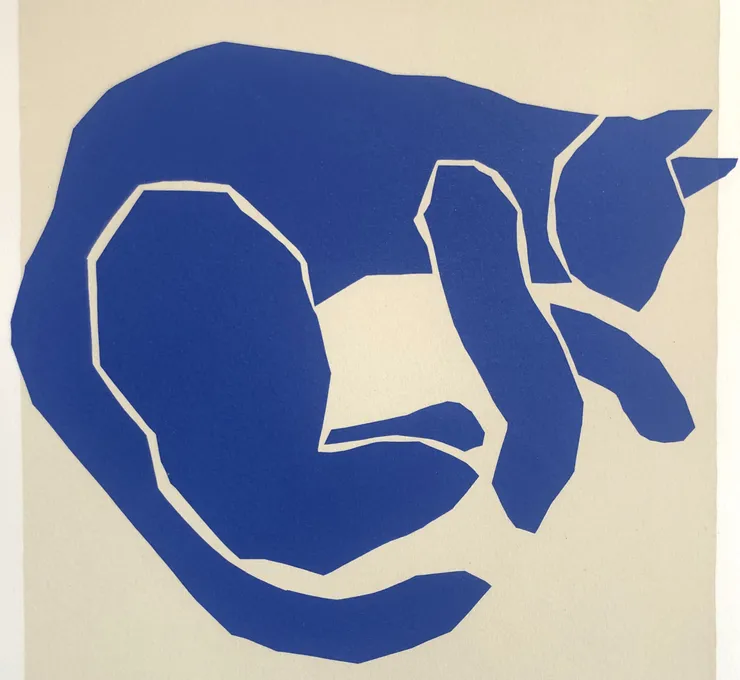 Mychael Barratt, Matisse's Cat, 2022 | Silkscreen