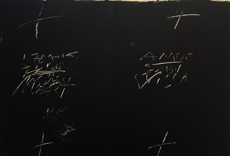 Antoni Tápies, From 'Derrière le Miroir - Tàpies: Monotypes', 1974