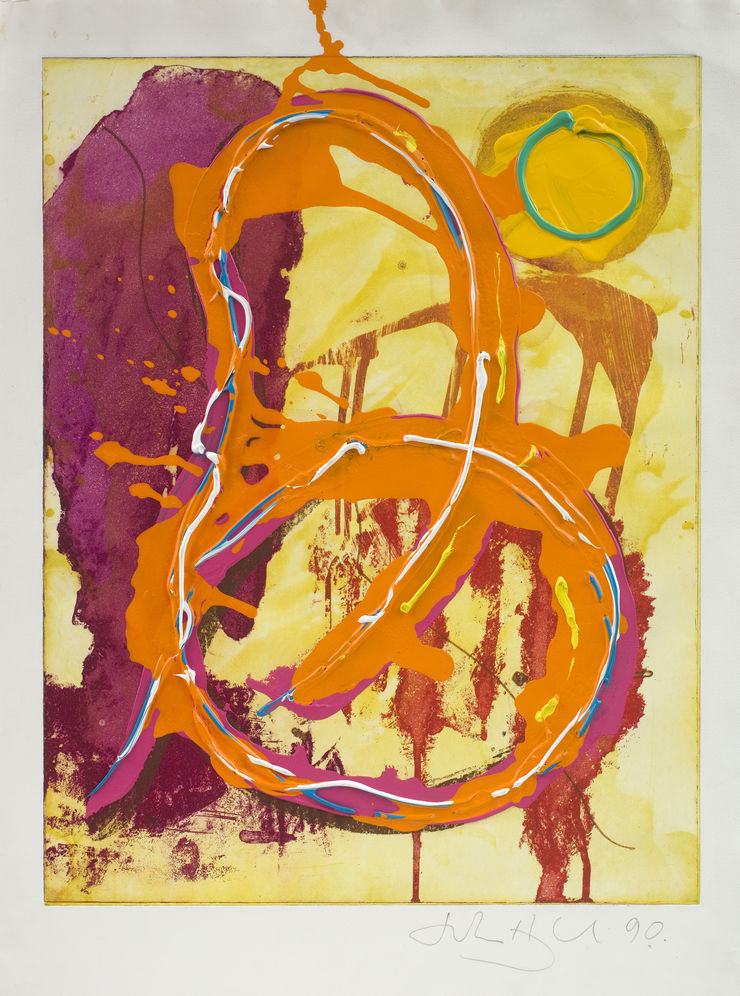 John Hoyland, Untitled (Banda Oriental), 1990