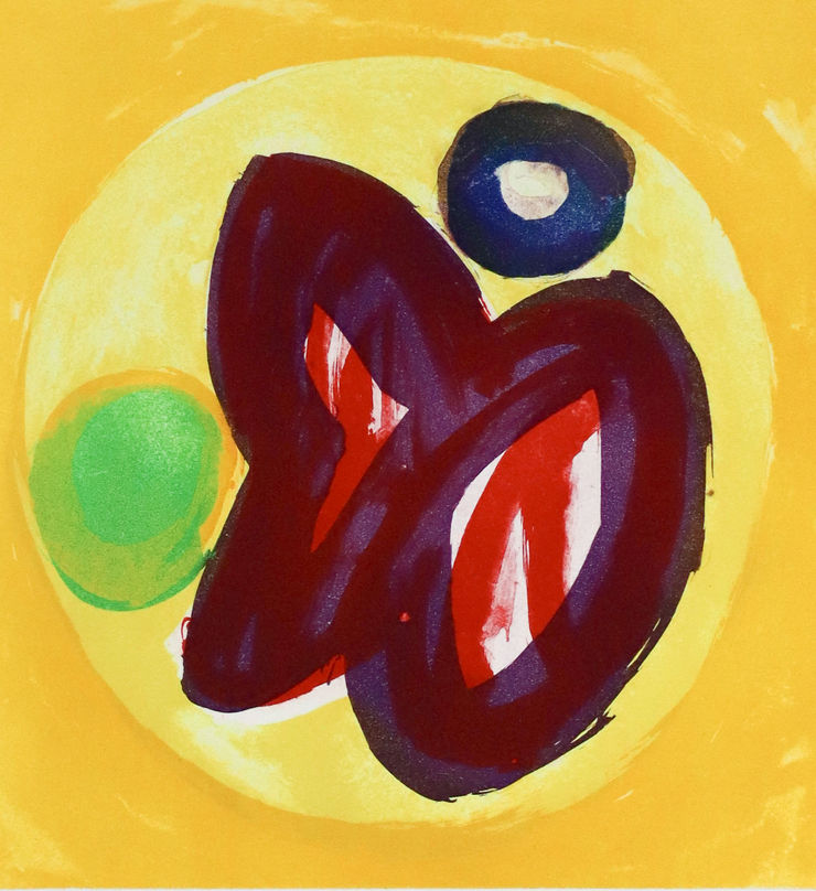 John Hoyland, Encircling Stone, 1986