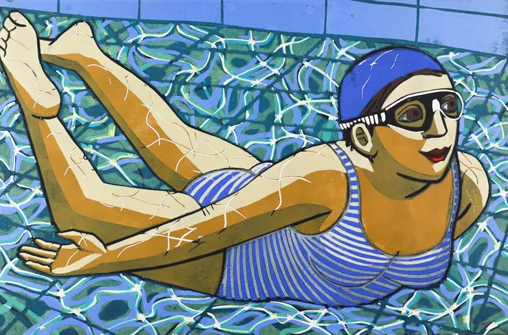 Anita Klein, The Summer Pool, 2021