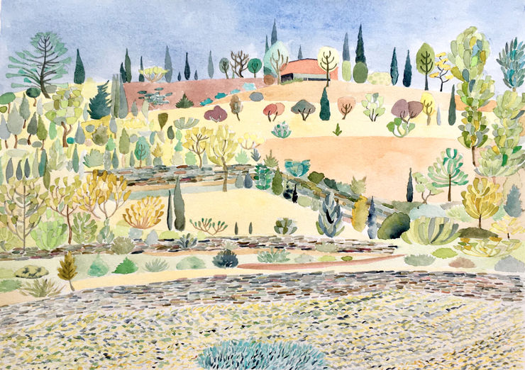 Christmas Secret Bid Auction 2024 LOT 126: Karen Keogh - The House on the Hill, 2021 Guide price: £620 Reserve price: £500