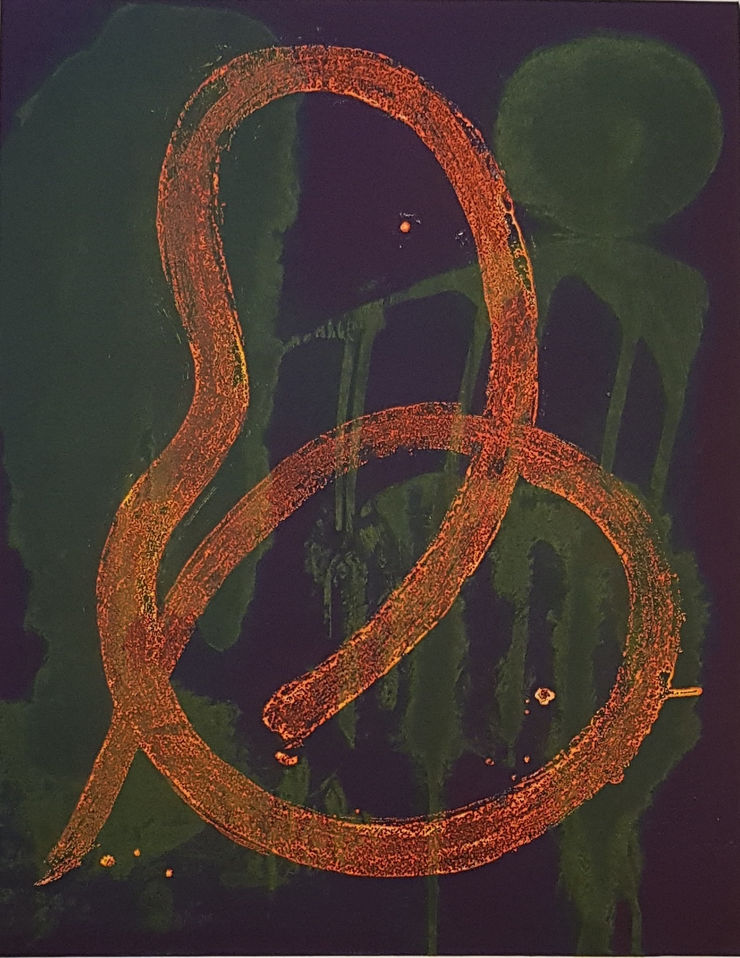 John Hoyland, Banda Oriental (The Italian Etchings), 1989