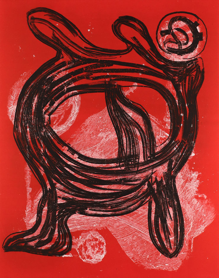 John Hoyland, The King (The Italian Etchings), 1989