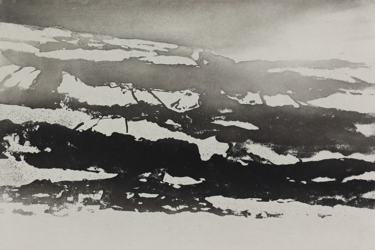 Norman Ackroyd Wharfedale in February, 2019