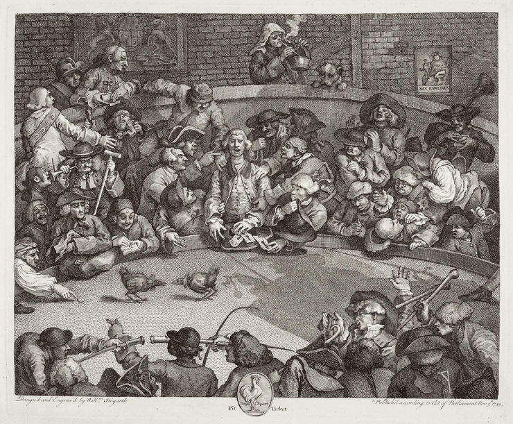William Hogarth The Cockpit, 1759
