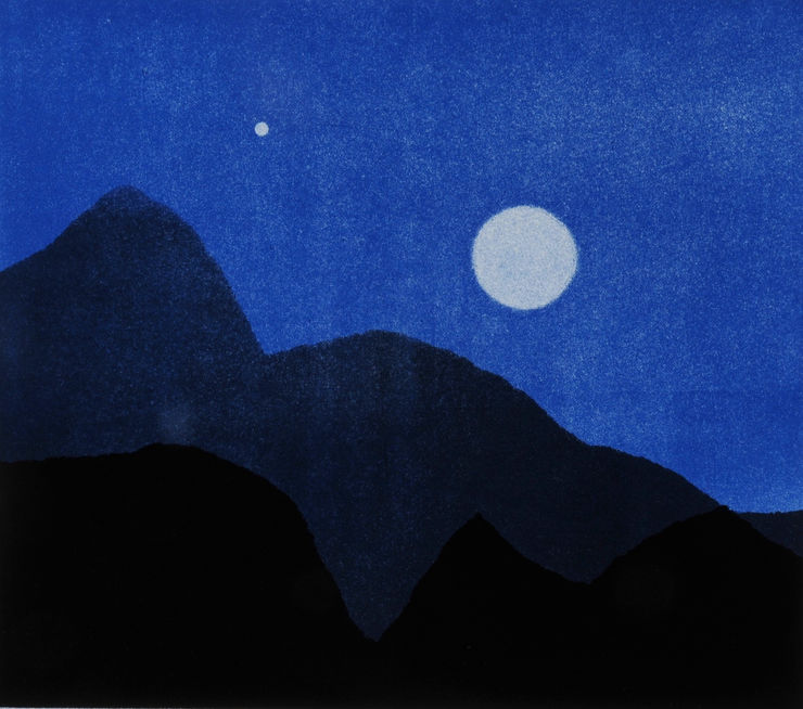 Nigel Swift, The Moon and Jupiter, 2019