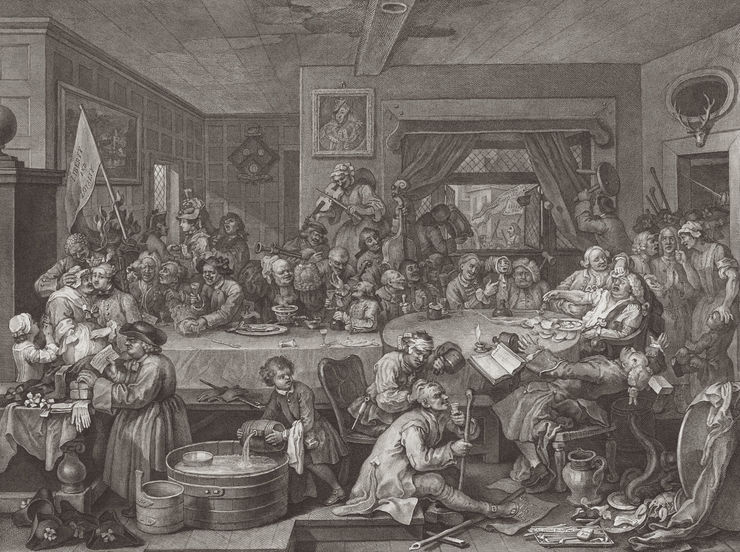 William Hogarth An Election Entertainment, 1755