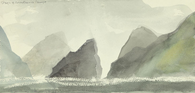 Norman Ackroyd The Stags of Broadhaven, 2013