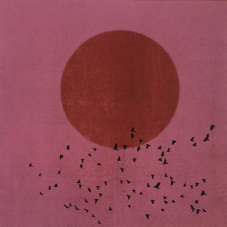 Nigel Swift Magenta Moon I, 2022